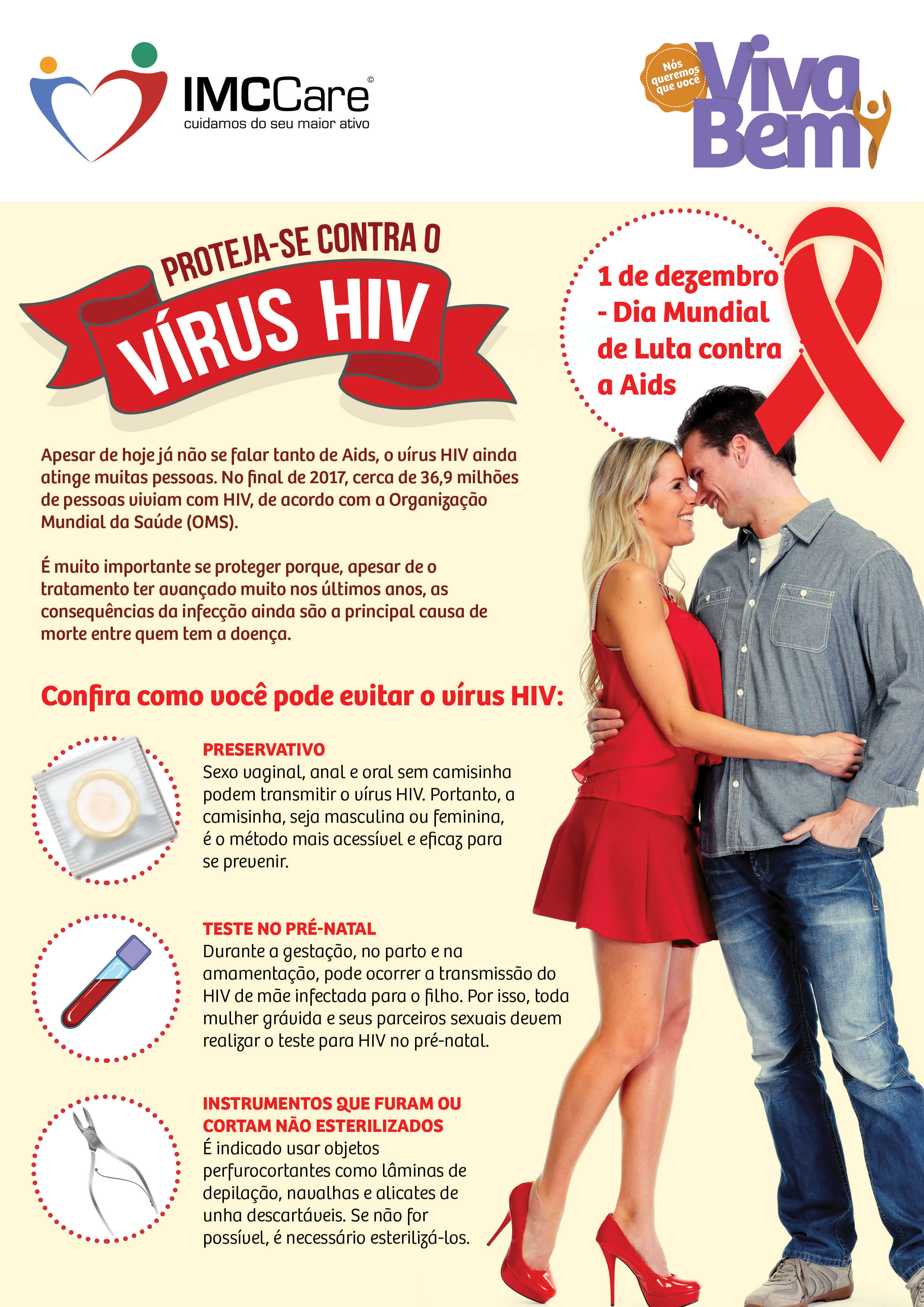 Proteja-se contra o virus HIV - IMC Brasil